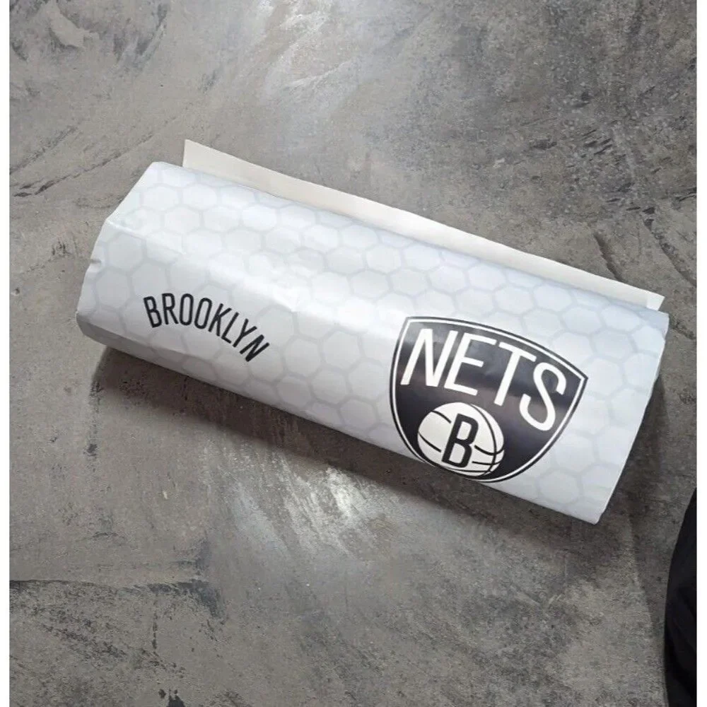 Sports Fan Cave Brooklyn Nets‎ Fathead Team Logo Peel & Stick Wallpaper 24x16.5